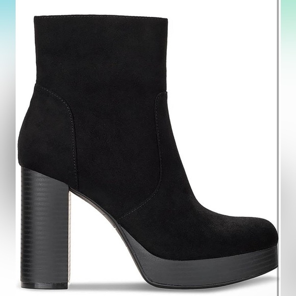 NWT SUN + STONE Elegant Black Ankle Boots - Picture 2 of 5